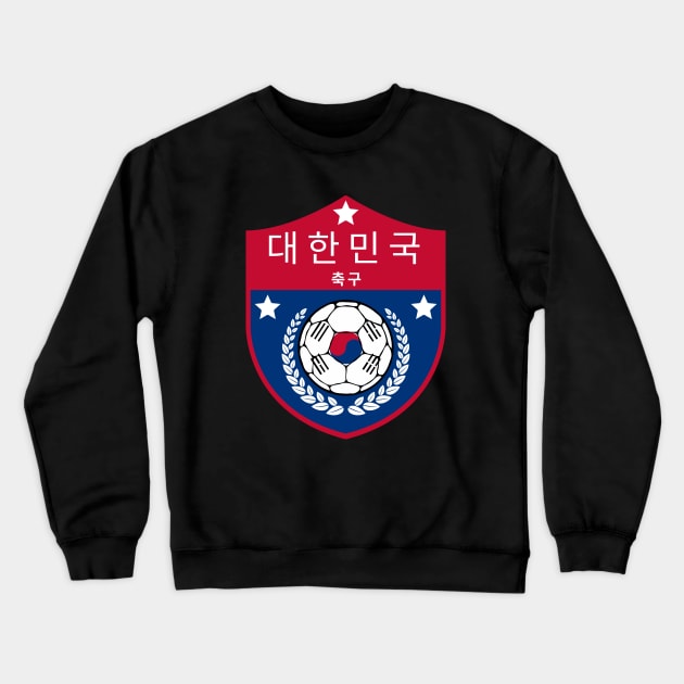 South Korea Football Fan Crewneck Sweatshirt by footballomatic